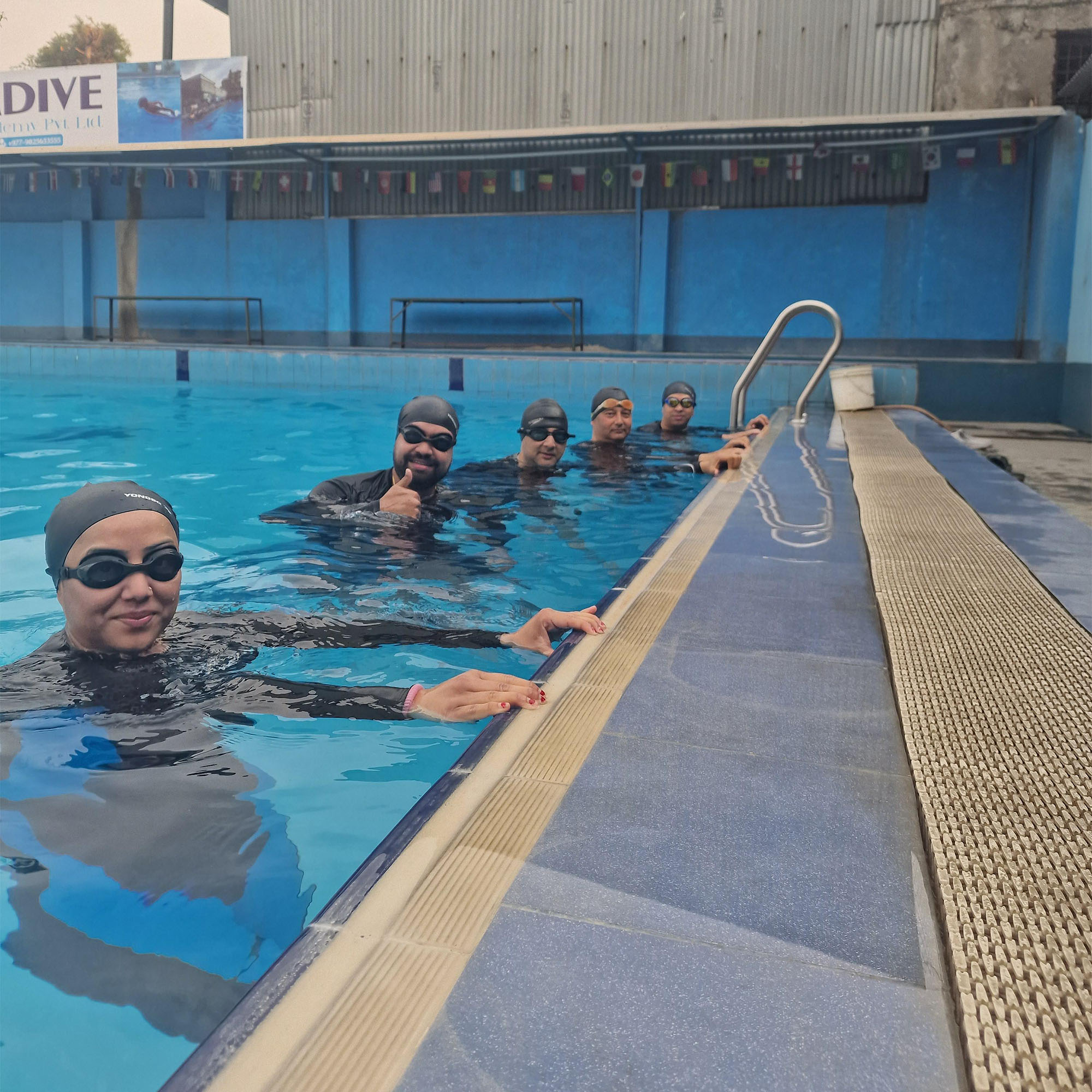 people in swimming pool